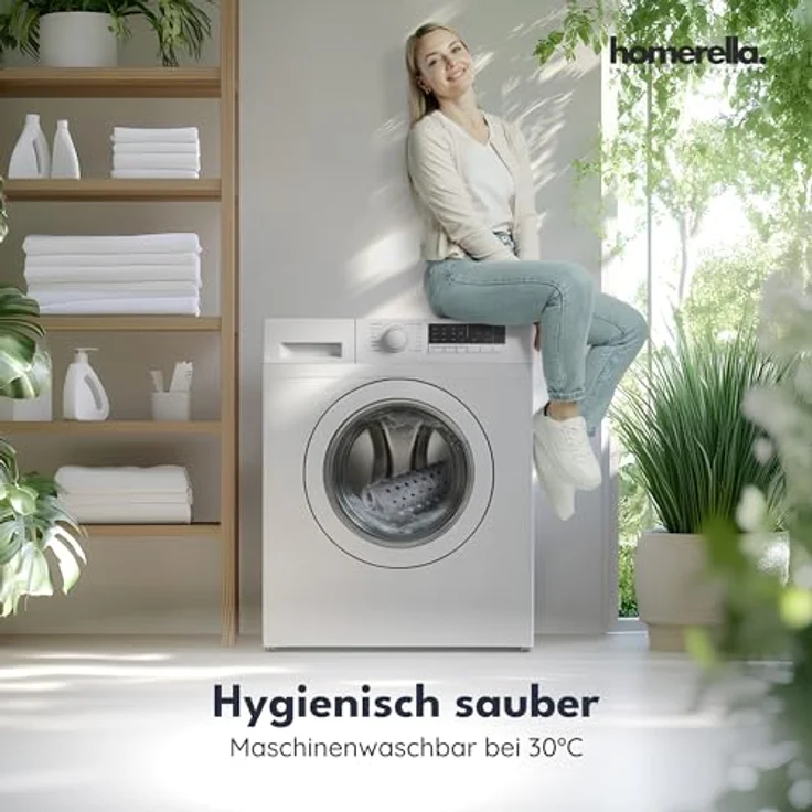 Homerella Badematte rutschfest Hautsensitiv 88x39cm, INKL. AUFHÄNGUNG, Antirutschmatte Badewanne BPA frei, Duschmatte schimmelresistent & maschinenwaschbar – Bild 7