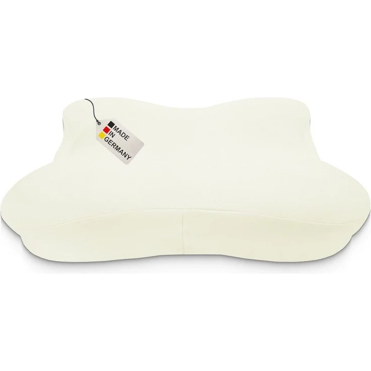 DUKAL Kissenbezug Derila (Ergo) Memory Foam Kissen, 100% Baumwolle, (1 Stück), aus hochwertigem Doppel-Jersey, mit Spannumrandung, Made in Germany