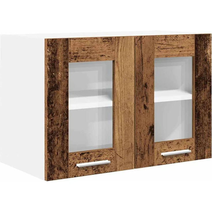 vidaXL Hängeschrank 2 stk. Altholz 60 x 31 x 40 cm Holzwerkstoff 884223 – Bild 5
