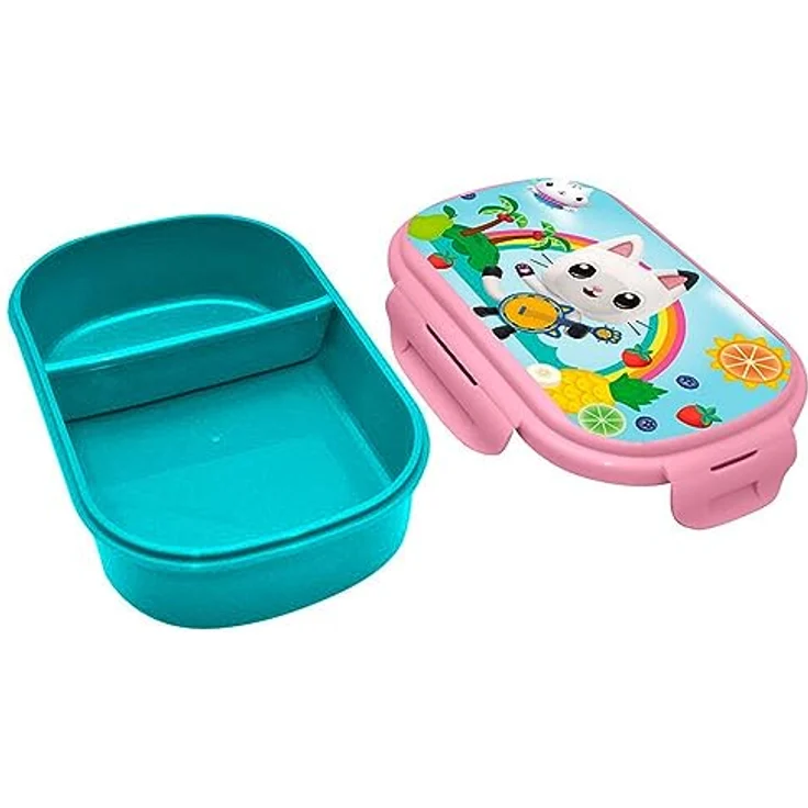 Gabby's Dollhouse Lunchbox mit Besteck – Bild 3