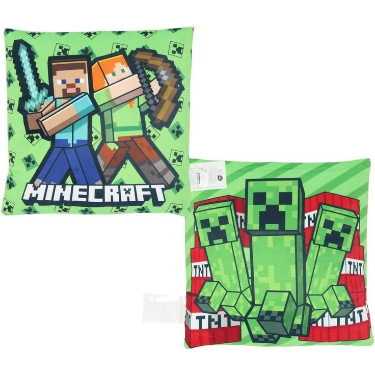 Minecraft Kissen Weiches Dekokissen 1-Stück 38x38 cm mit Serienmotiv – Bild 4