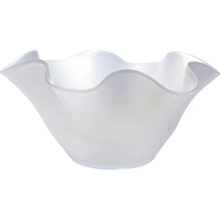 Sandra Rich Schale Wave, 34 cm, weiß