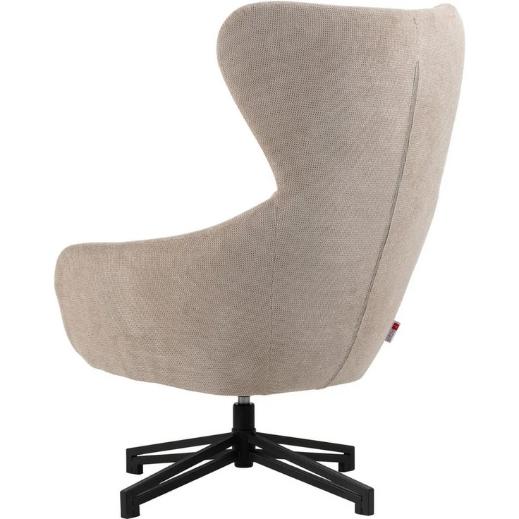 bene living Ohrensessel Marconia - drehbar - beige (1-St), durchgehende Arm- und Rückenlehne - stabiles Metall-Gestell – Bild 3