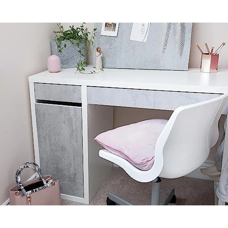 d-c-fix Möbel-Klebefolie Concrete White, 45 cm x 2 m - abwaschbare und selbstklebende Deko-Folie für Küche, Schrank, Tisch & Fensterbank - modern & nachhaltig – Bild 7