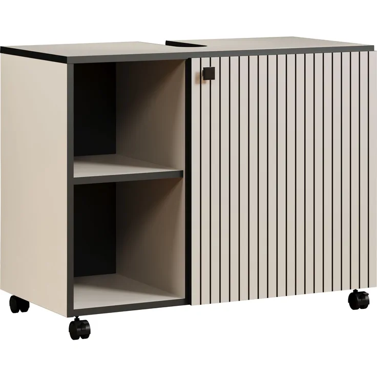 Waschbeckenunterschrank Bliss in grau 80 cm