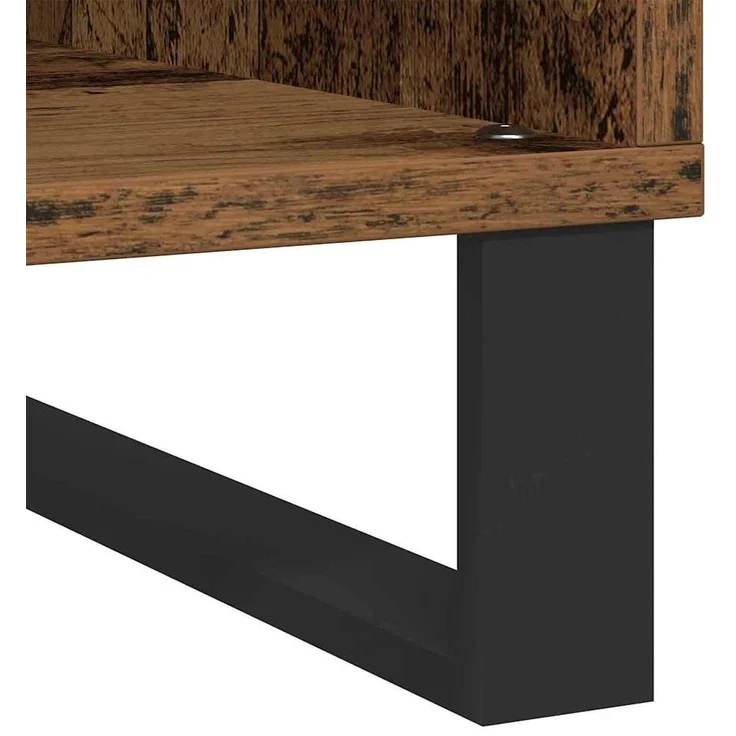 vidaXL Schallplattenschrank mit Regal Artisan-Eiche 85 x 38 x 89 cm 862915 – Bild 7