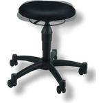 Topstar Body Balance 10 Rollhocker anthrazit, Stoff, Kunststoff-Fußkreuz, höhenverstellbar