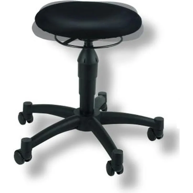 Topstar Body Balance 10 Rollhocker anthrazit, Stoff, Kunststoff-Fußkreuz, höhenverstellbar