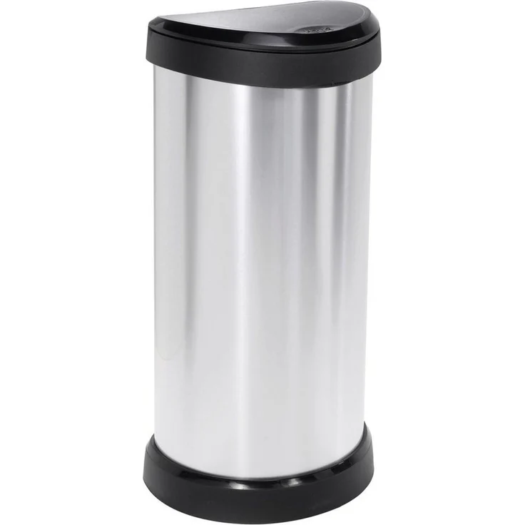 curver Mülleimer 40,0 l silbermetallic – Bild 1