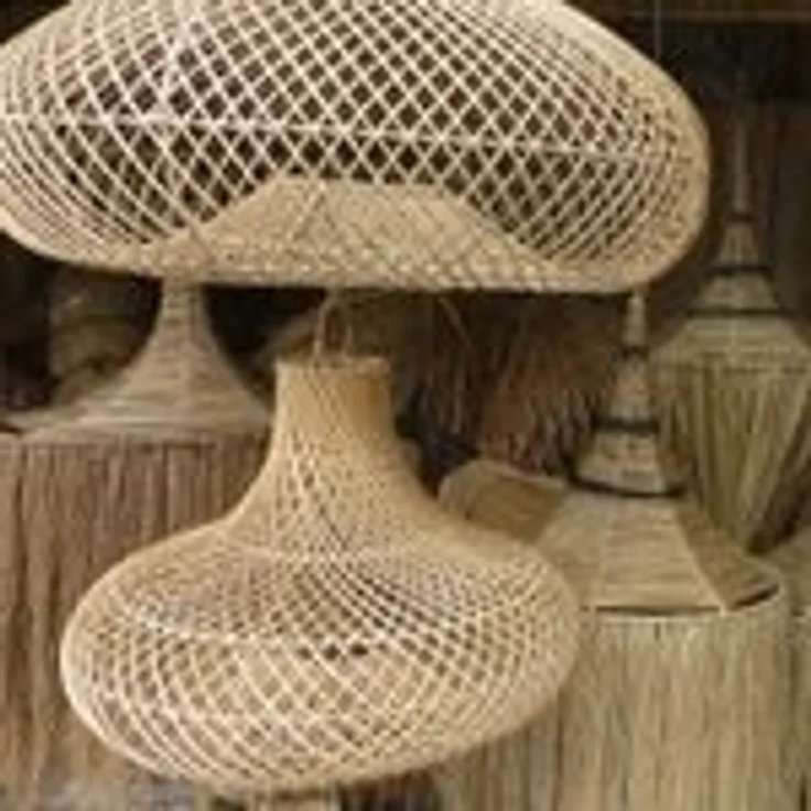 Rattan Lampe Luna L – Bild 16