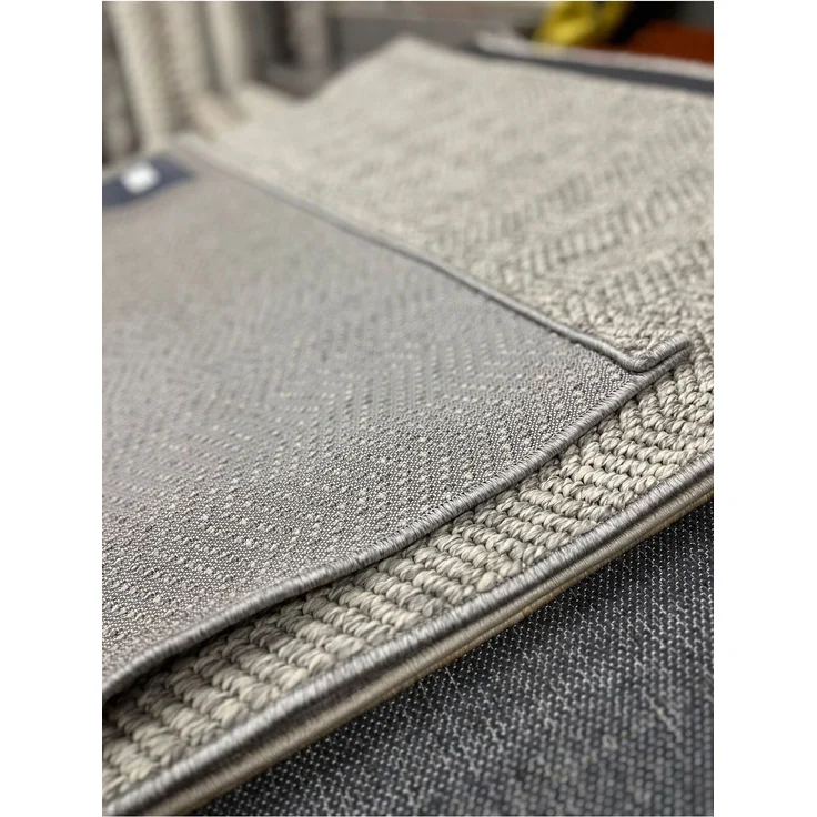 Origine Outdoor-Teppich 77 x 150 cm Polypropylen Grau 88780592 [en. casa] – Bild 4