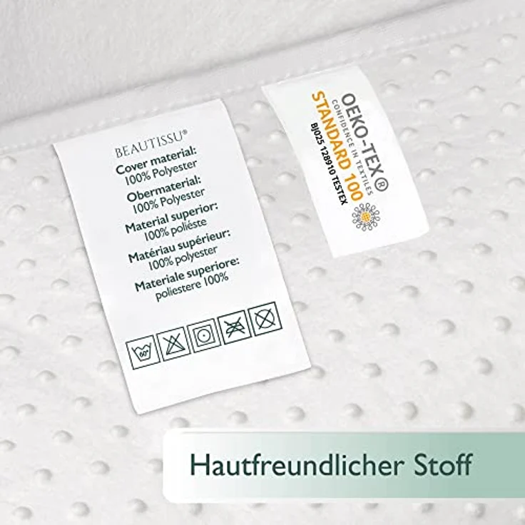 Beautissu Matratzenschoner Beautect mit Noppen 200 x 120 x 0.5 cm – Bild 9