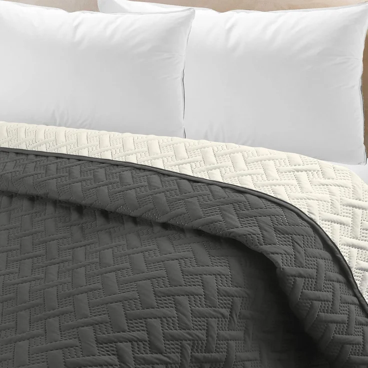 Woltu Tagesdecke, Bettüberwurf, aus Mikrofaser, Überwurfdecke für Bett – Bild 3