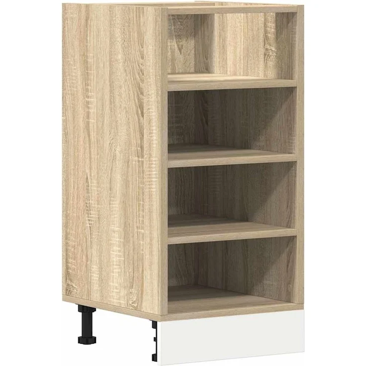 vidaXL Unterschrank Riga Sonoma-Eiche 40x44,5x81,5 cm Holzwerkstoff 854204 – Bild 1