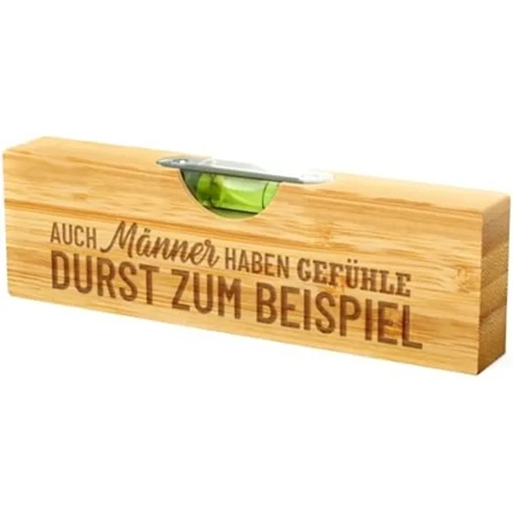 La Vida Dosenöffner Wasserwaage mit Flaschenöffner Kapselheber Bieröffner