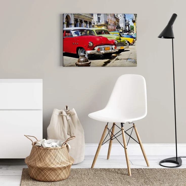Leinwandbild Fahrzeuge Autos Braun Rot 70x50 DD123054 Wandbild Leinwand – Bild 2