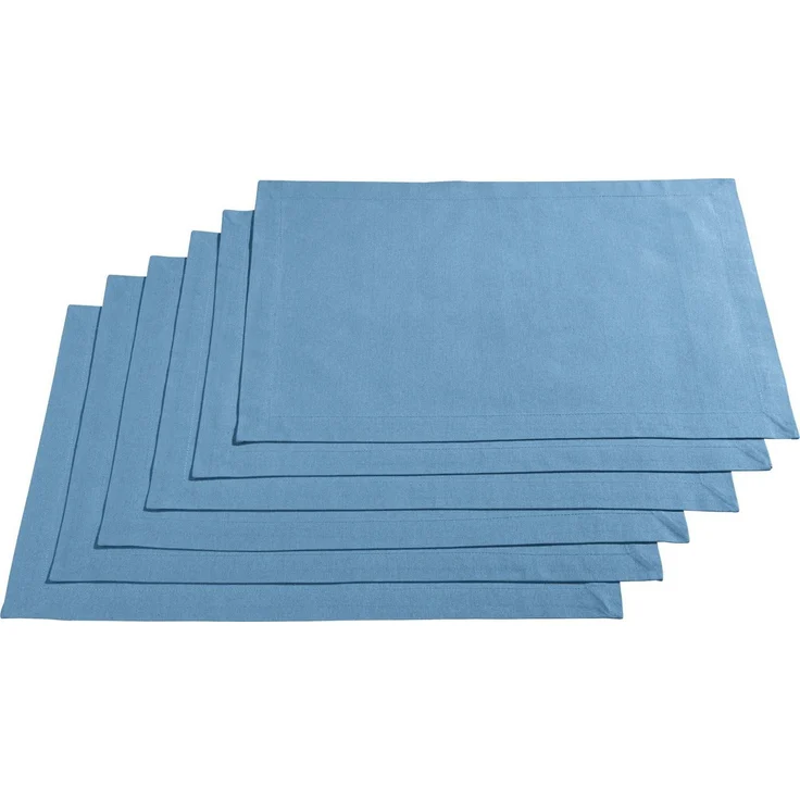 REDBEST Platzset Tischset "Seattle" 6er-Pack, Baumwolle Uni – Bild 5