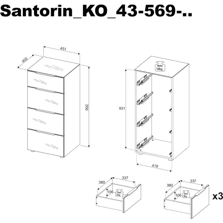 Kommode SANTORIN – Bild 3