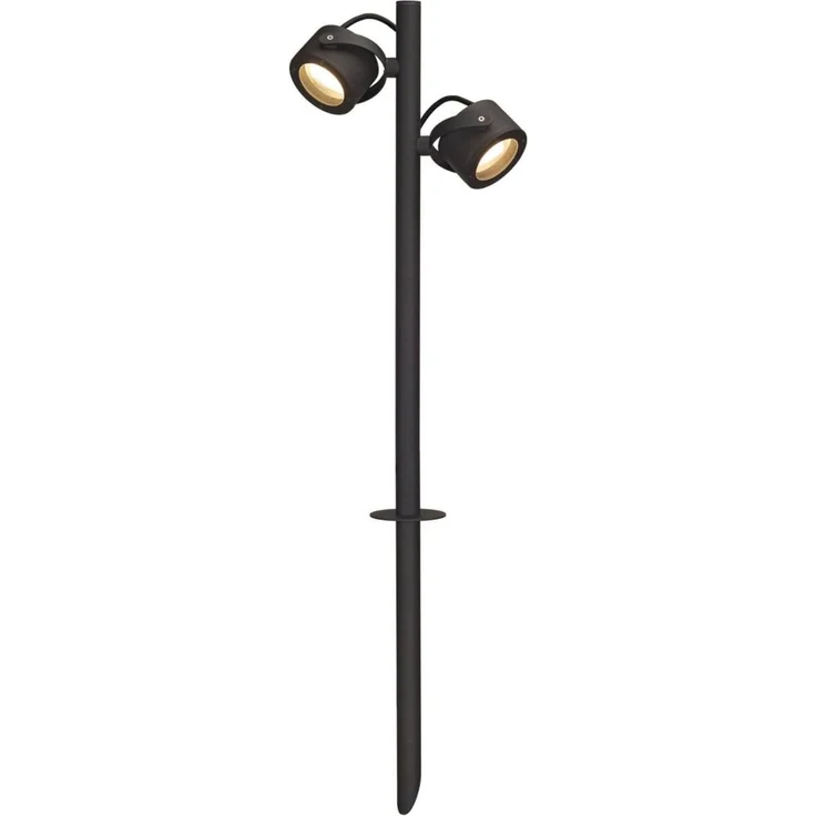 SLV SITRA 360 SL SPIKE, anthrazit, 2xGX53, max. 9W, IP44 - Stand-, Wand- und Deckenleuchten (Outdoor)