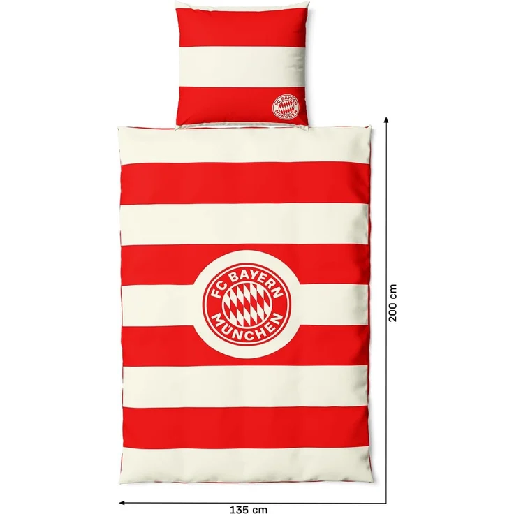 FC Bayern München Wendebettwäsche 100% Baumwolle 135 x 200 cm – Bild 6