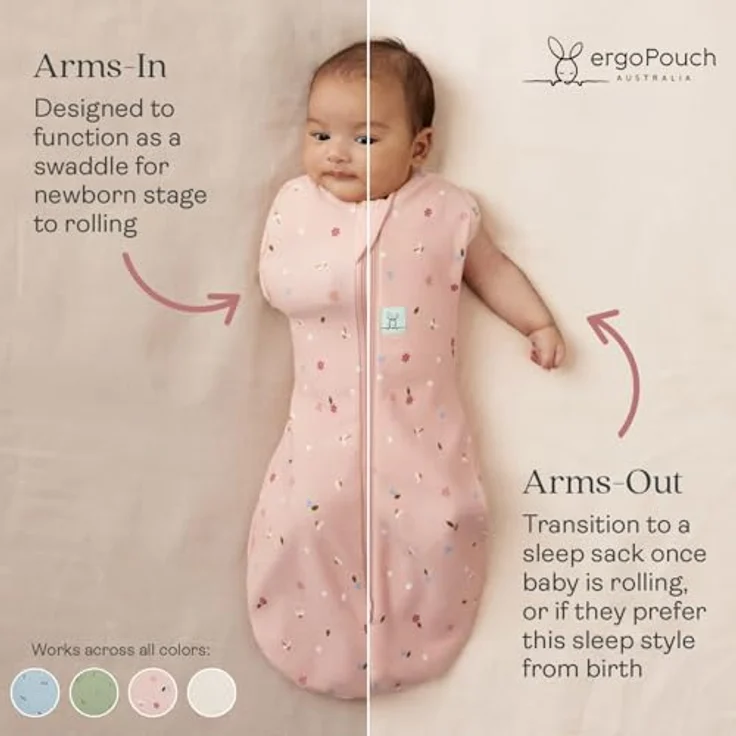 Ergopouch Oatmeal Marle Puckschlafsack - Newborn - – Bild 4