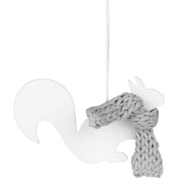 Räder Weihnachtsbaumkugel Design Porzellananhänger Winterwaldtiere Eichhörnchen