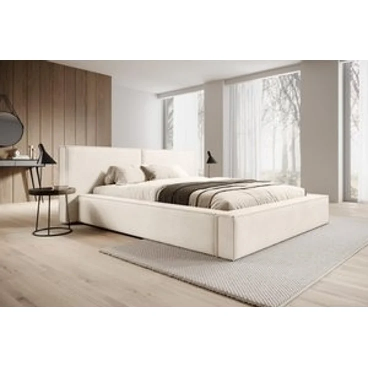 Compleo Polsterbett mit Bettkasten und Lattenrost, gepolstertes Kopfteil HEVE (Kostenlose Lieferung! TOP ANGEBOT), DesignerBett, Viele Varianten zur Auswahl–wählen Sie Größe und Farbe! – Bild 6