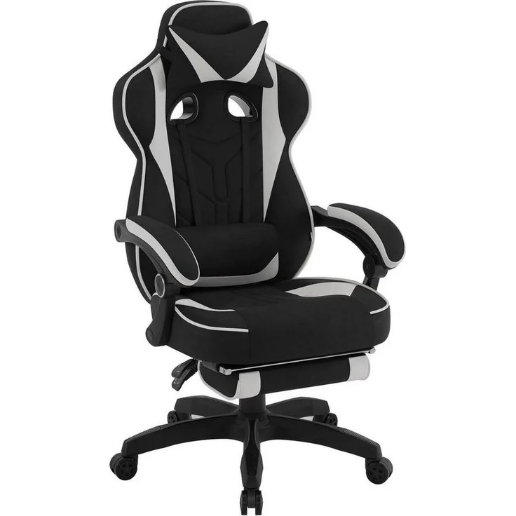 Woltu Gaming-Stuhl (1 St), Bürostuhl ergonomisch, Leathaire-Stoff – Bild 3