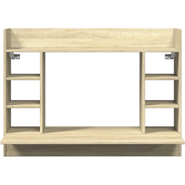 vidaXL Wand-Schreibtisch Sonoma Eiche 105x48x75 cm Holzwerkstoff 847970 – Bild 3