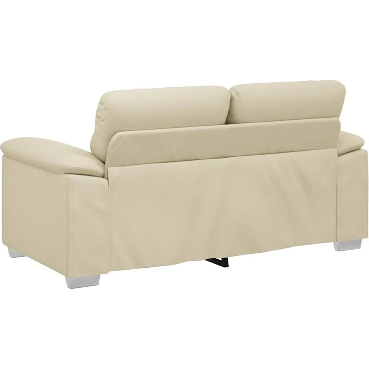 vidaXL 2-Sitzer-Sofa Creme 160x81x84 cm Kunstleder 4105333 – Bild 5