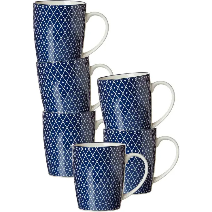 Ritzenhoff & Breker Royal Reiko Henkelbecher 350 ml 6er Set