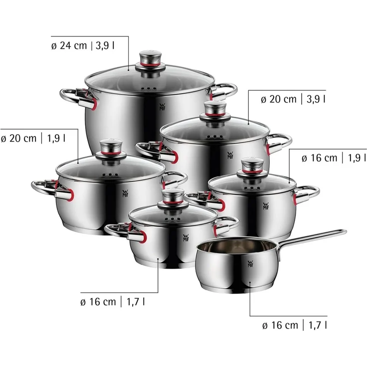 WMF Quality One 07.7406.6380 Pfannen- und Topfset – Bild 8