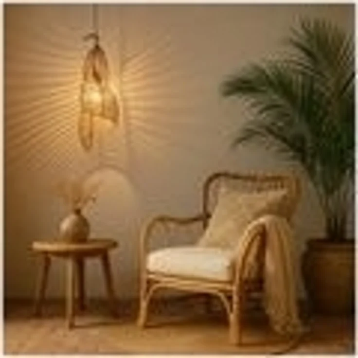Rattan Lampe Mamuju – Bild 3