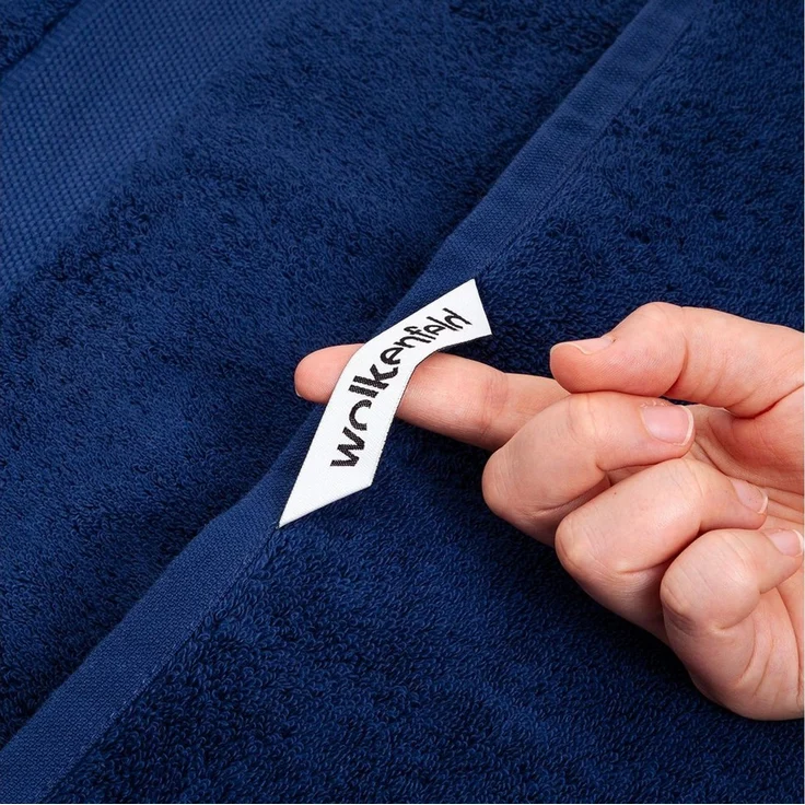Wolkenfeld Duschtücher Premium Low-Twist Baumwolle 550 g/m² – 2 große Duschtücher, Frottier (2-St), 70×140 cm – weich, saugfähig und ideal für Bad & Wellness – Bild 3