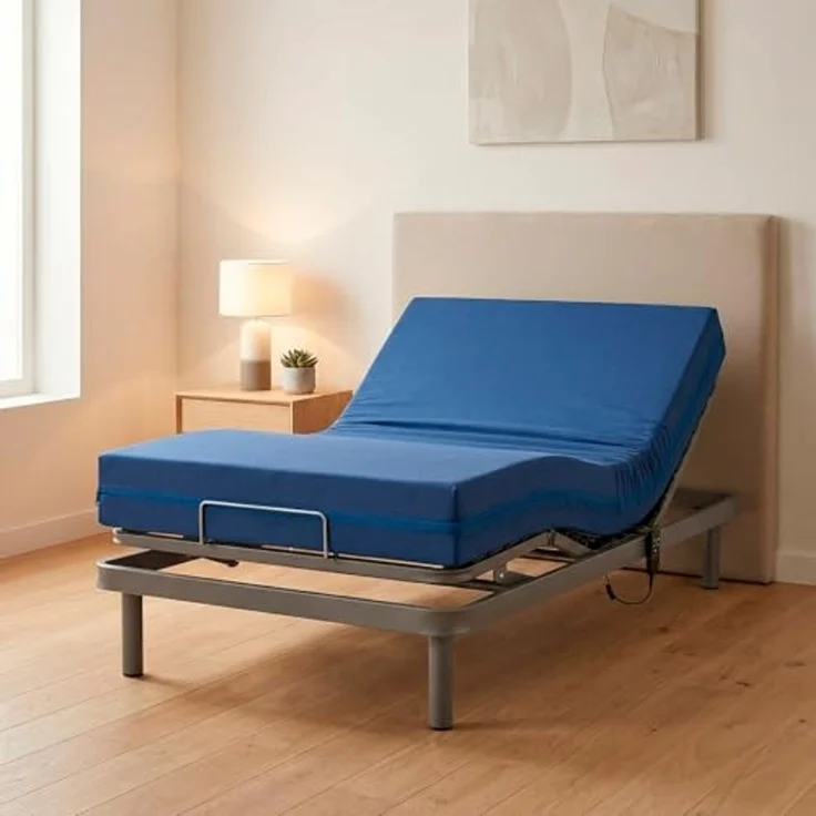 Duérmete Online Gesundheitsmatratze, hohe Widerstandsfähigkeit, schwer entflammbar, wasserdicht, hygienisch und langlebig, 80 x 200 cm – Bild 2