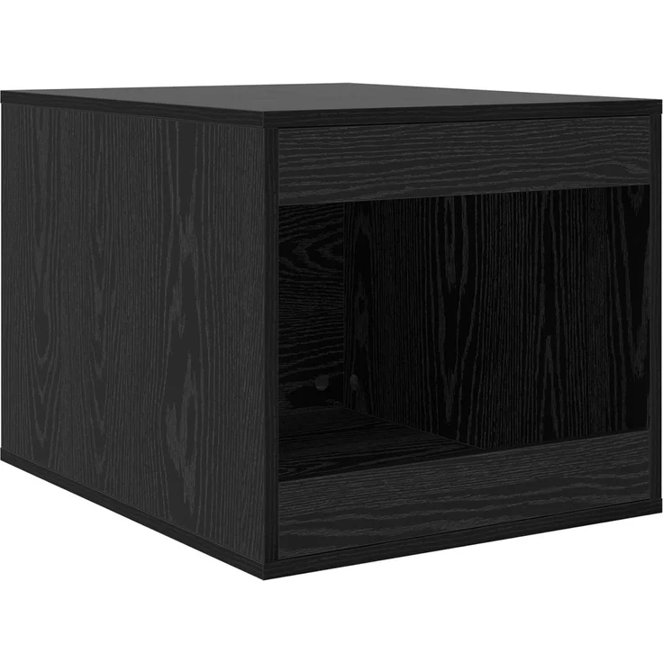 vidaXL Katzenstreu Box Umzäunung Schwarz Eichen-Optik 47 x 59 x 42 cm 886272 – Bild 2