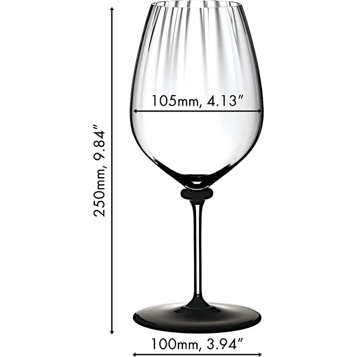 RIEDEL 4884/0N FATTO A MANO Performance Cabernet/Sauvignon - Schwarze Bodenplatte – Bild 2