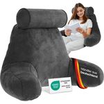 Rückenkissen mit Armlehnen und Nackenrolle