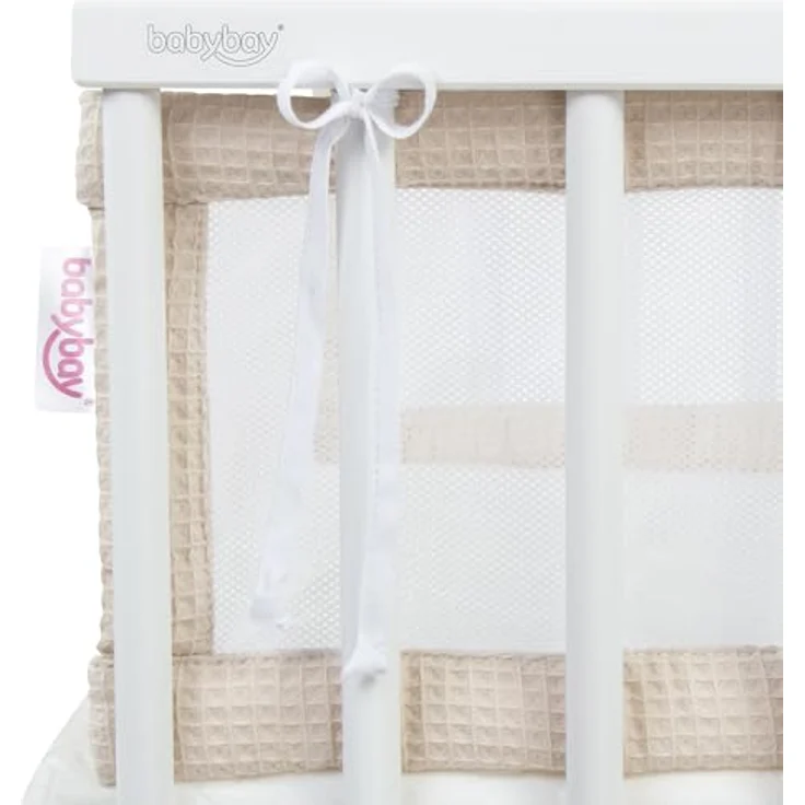 babybay Nestchen Mesh-Waffelpiqué passend für Modell Original, sand – Bild 4
