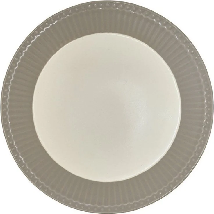 Greengate Frühstücksteller Alice Frühstücksteller warm grey 23 cm – Bild 2