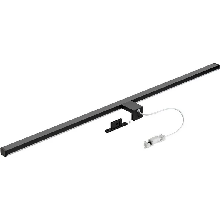 SEBSON Spiegelleuchte LED Spiegellampe Bad 90cm IP44 15W 1300lm 4000K 230V 900x98x44mm, LED integriert, Neutralweiß, Aufbauleuchte + Klemmleuchte, 110° Abstrahlwinkel, einfach Montage – Bild 3