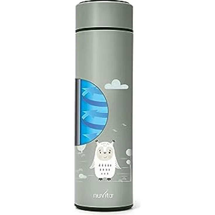Nuvita 4455 | Digitaler Thermobehälter für Lebensmittel | Thermoskanne für heiße und kalte Lebensmittel | Thermobehälter | Babynahrungsbehälter | Thermoskanne für Kinder | Sage Green – Bild 3