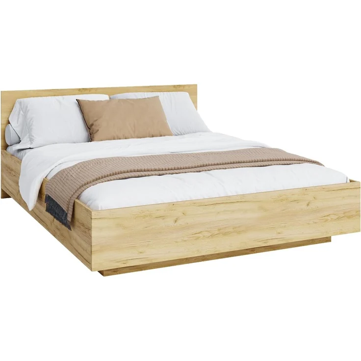 FDM Stauraumbett moderner Bettrahmen Doppelbett 120x200, 140x200, 160x200, 180x200cm (MADE IN EU - mit klappbaren Bettkasten für viel Stauraum, Bett in Schwebeoptik - in Grau, Weiß oder Natur), Metallrahmen mit hydraulischer Klappfunktion für mehr Stau... – Bild 8