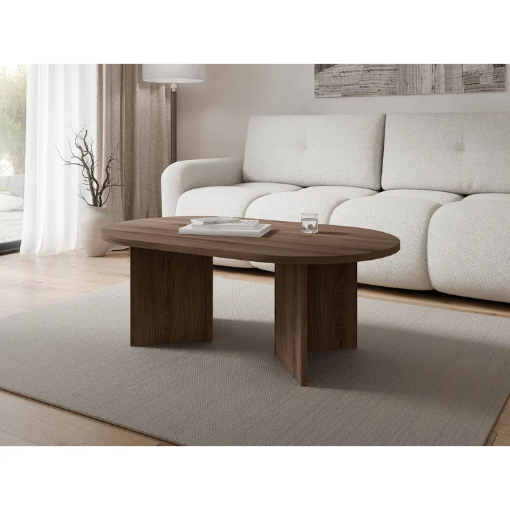 Couchtisch Gelizo 22 mm (Farbe: Nuss Okapi) – Bild 2