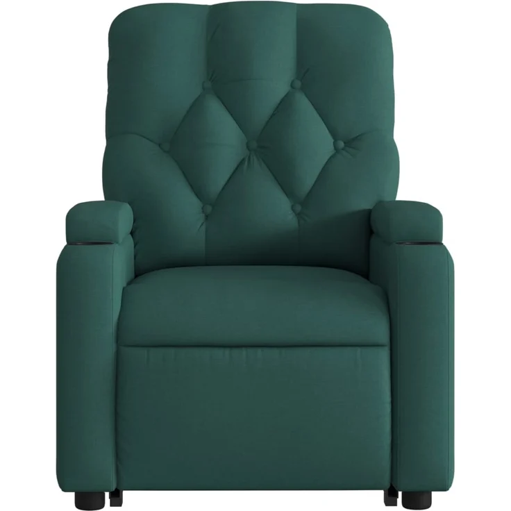 vidaXL Massagesessel mit Aufstehhilfe Dunkelgrün Stoff 3204728 – Bild 8