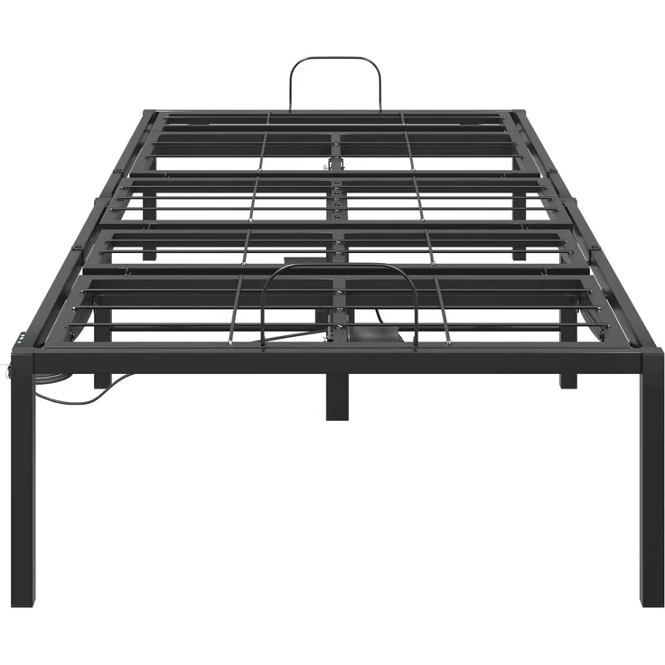 vidaXL Elektrisch verstellbares Bettgestell Schwarz 200 x 70 x 33,5 cm 42037356 – Bild 6