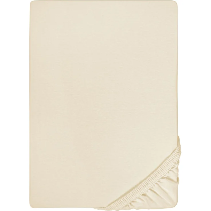 biberna Jersey-Elastic-Spannbetttuch , kitt, 1x 180x200 cm - 200x220 cm – Bild 5