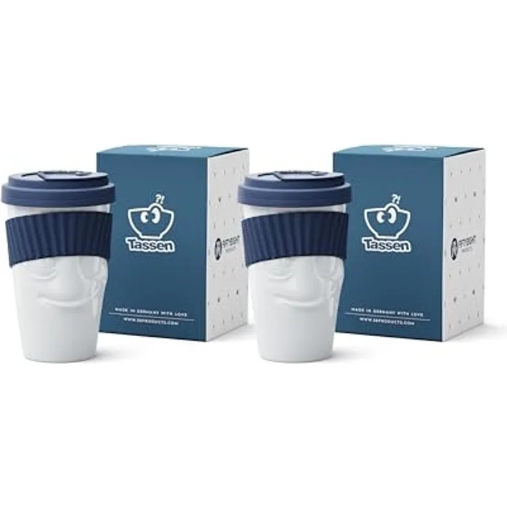 FiftyEight Products To Go Becher Lecker Marineblau