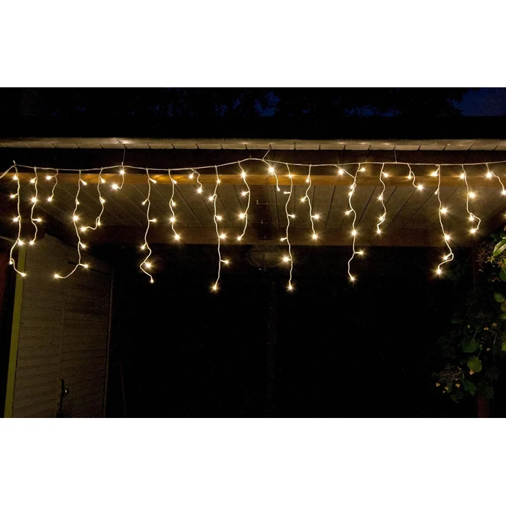 FHS LED Eisregen, außen, 168er, weiß, 9 m – Bild 2