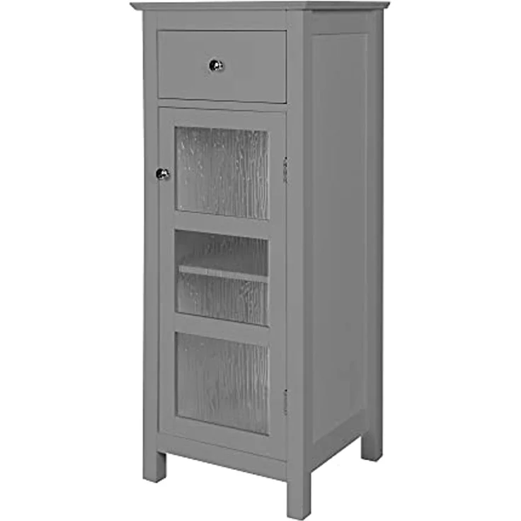 Teamson Home Badezimmer Connor Freistehender Schrank Grau EHF-579G – Bild 1